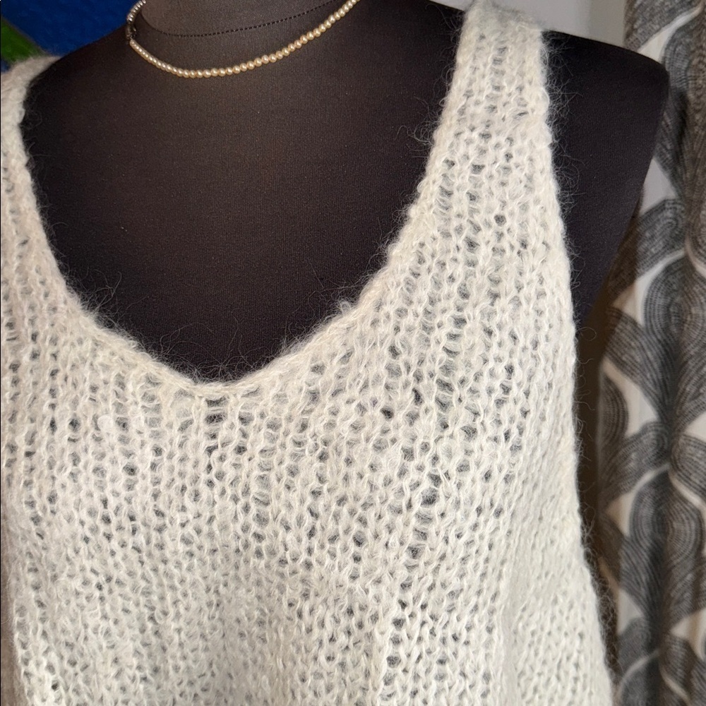 Atelier Delphine Suri Alpaca Sweater Tank Size Small - Picture 3 of 8